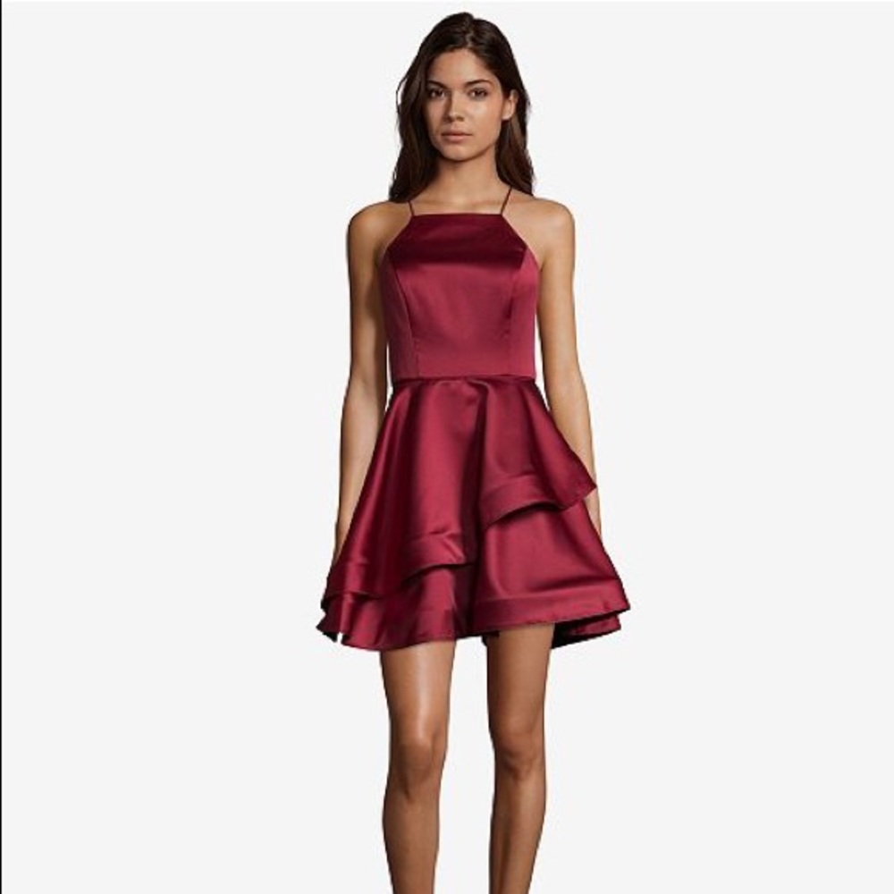Tiered Fit and Flare Dress